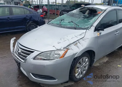 2014 Nissan Sentra Sv из США, поврежденный, VIN 3N1AB7AP0EY330501